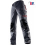 Pantalon de travail coupe slim avec poches protection genoux