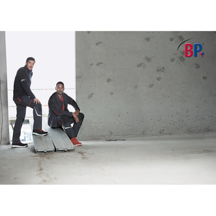 Pantalon de travail coupe slim avec poches protection genoux