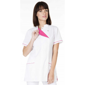 Tunique femme manches courtes en Tencel/Polyester (2)
