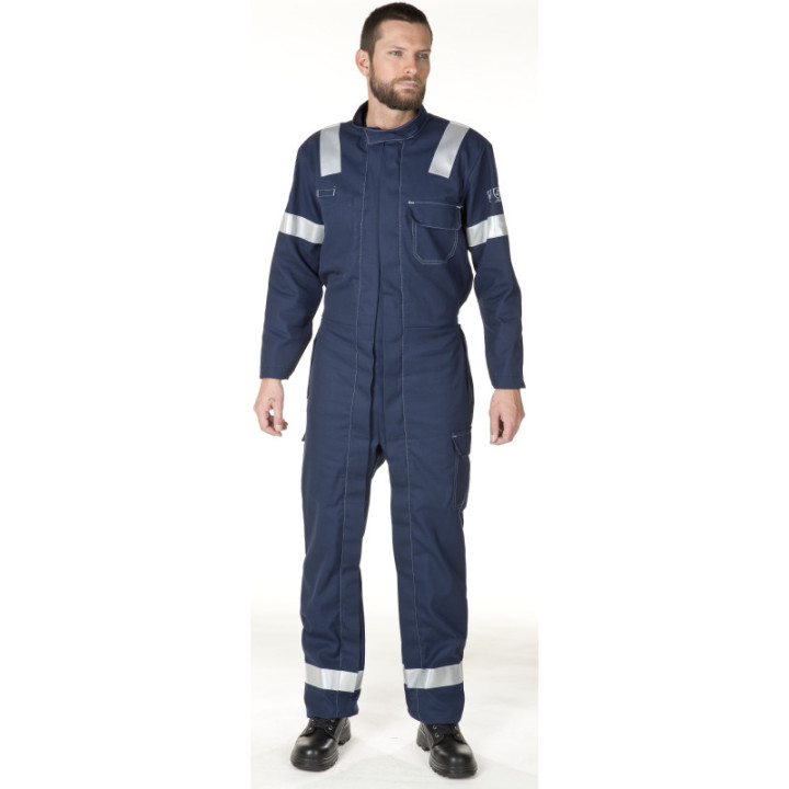 Combinaison multirisques bandes rétro Zone ATEX