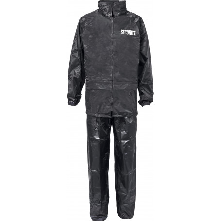 Tenue de pluie agent de sécurité et gardiennage