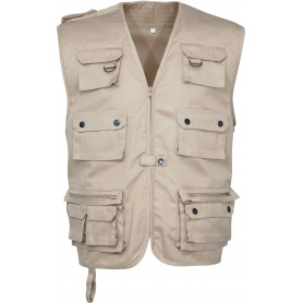 Gilet reporter reporter multipoches