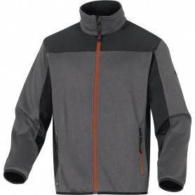 Veste polaire aspect pull avec empiècements Softshell