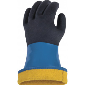 Gant de protection hiver produits chimiques PVC/Nitrile