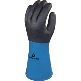 Gant de protection hiver produits chimiques PVC/Nitrile (2)