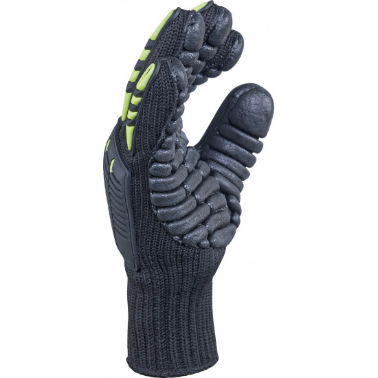Gant anti-vibration et protection choc métacarpe