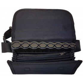 Sacoche de service TISSU poche zippée et monnayeur 8 PIÈCES Euro (2)