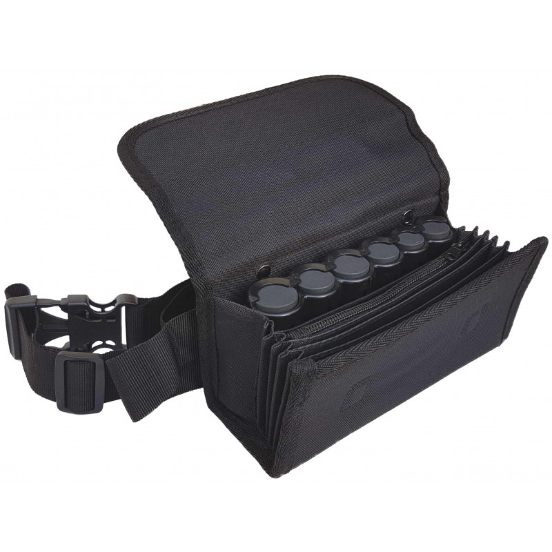 Sacoche de Serveur TOILE + Poche Zippée + Monnayeur 6 PIÈCES Euro