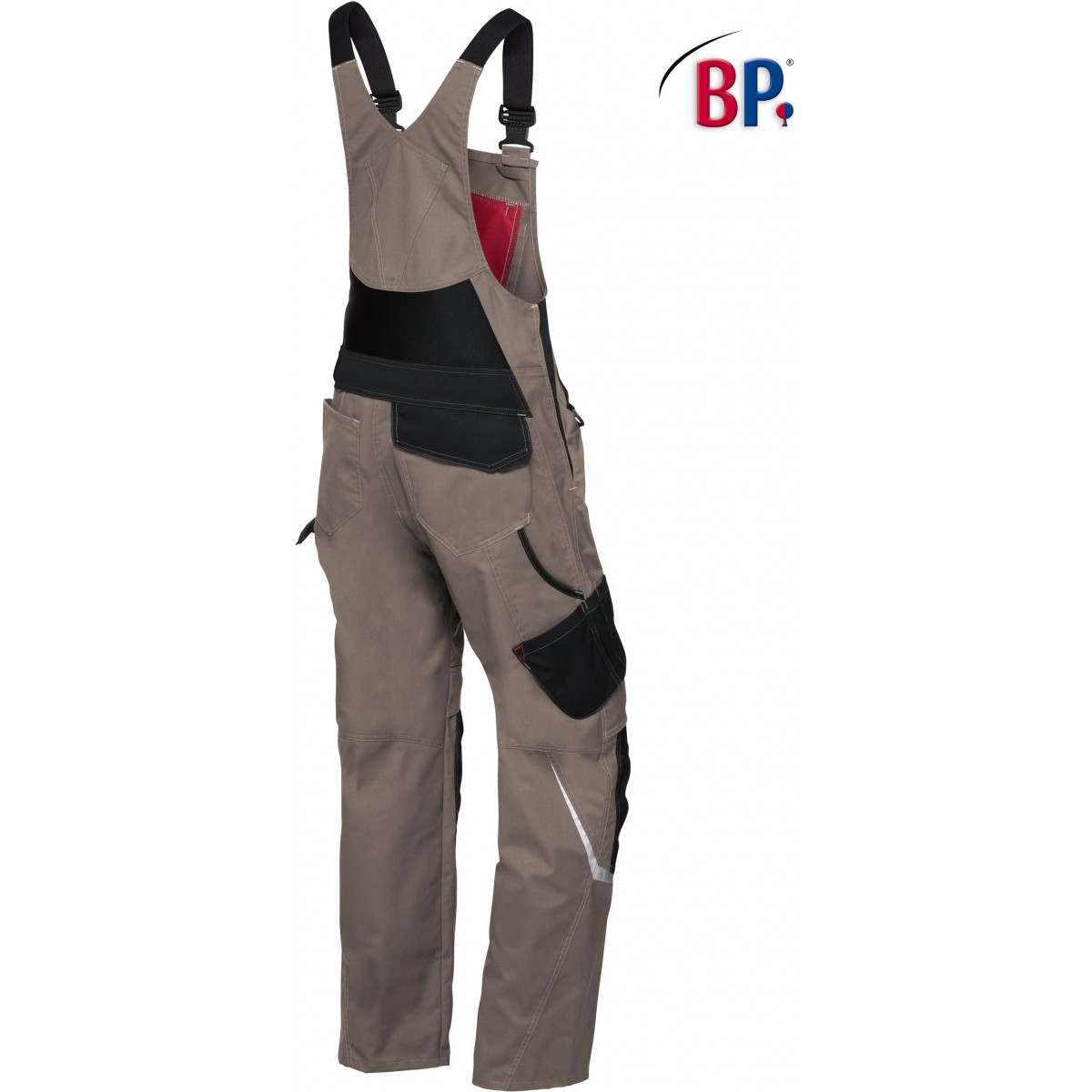 Cotte à bretelles de travail avec poches genoux
