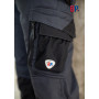 Pantalon de travail coupe seyante Slim avec protection genoux