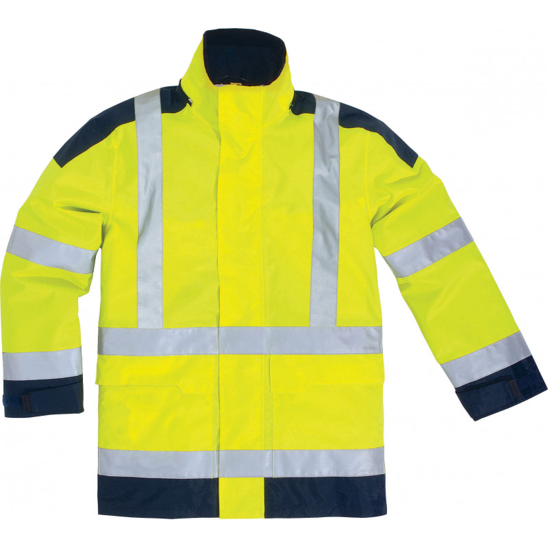 Parka Haute Visibilité polyester enduit PU EN20471