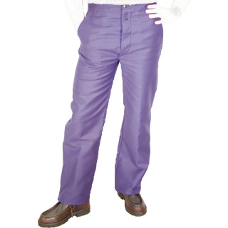 Pantalon Vintage en Moleskine 100% Coton Coupe Droite