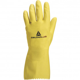 Gant ménage latex jaune picaflor floqué longueur 30cm