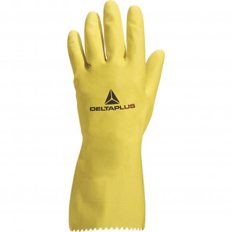 Gant ménage latex jaune picaflor floqué longueur 30cm