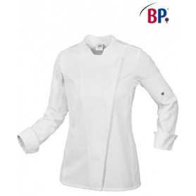 Veste de cuisine blanche manches longues hommes stretch