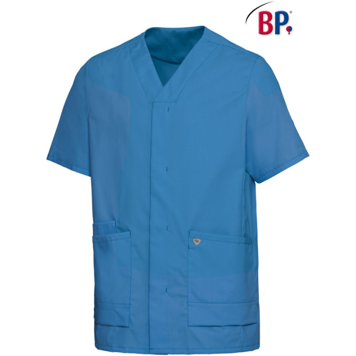 Tunique unisexe BP médicale stretch légère manches courtes