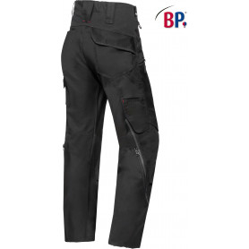 Pantalon de travail homme léger, Strech, multipoches, dos montant (2)