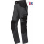 Pantalon de travail homme léger, Strech, multipoches, dos montant