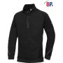 Pull homme de travail col demi zippé