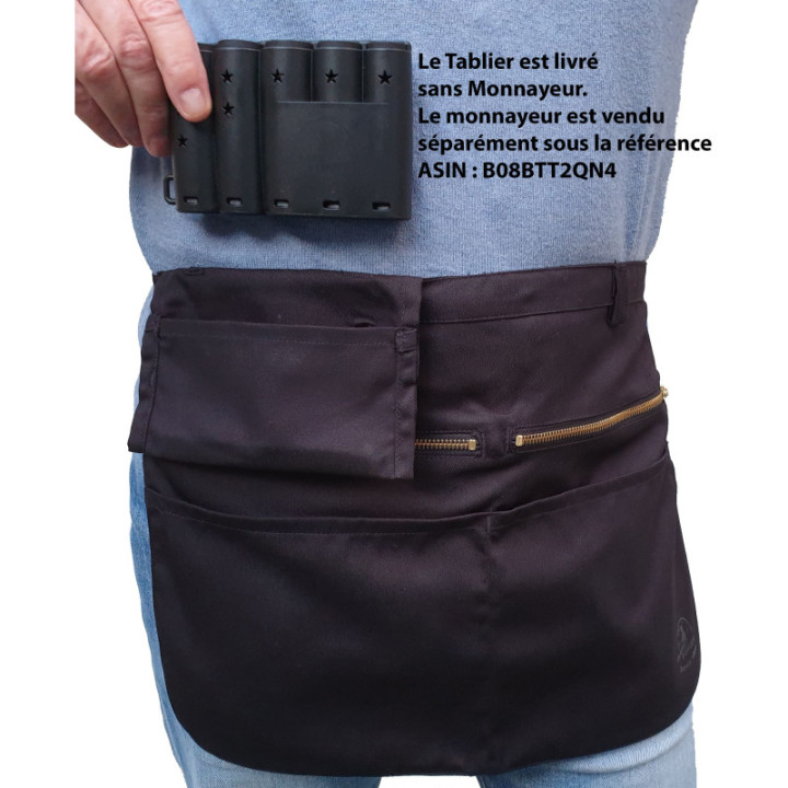 Tablier de Serveur, 2 poches zippées