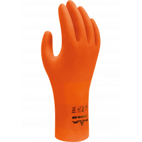 Gant de ménage en nitrile orange