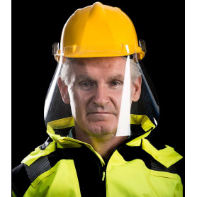 Visière de protection universelle pour casque de chantier
