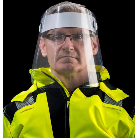 Visière de protection faciale coronavirus COVID-19