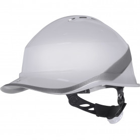 Casque de chantier ventilé forme casquette baseball serrage rotor (2)