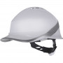 Casque de chantier ventilé forme casquette baseball serrage rotor