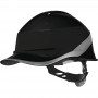 Casque de chantier ventilé forme casquette baseball serrage rotor