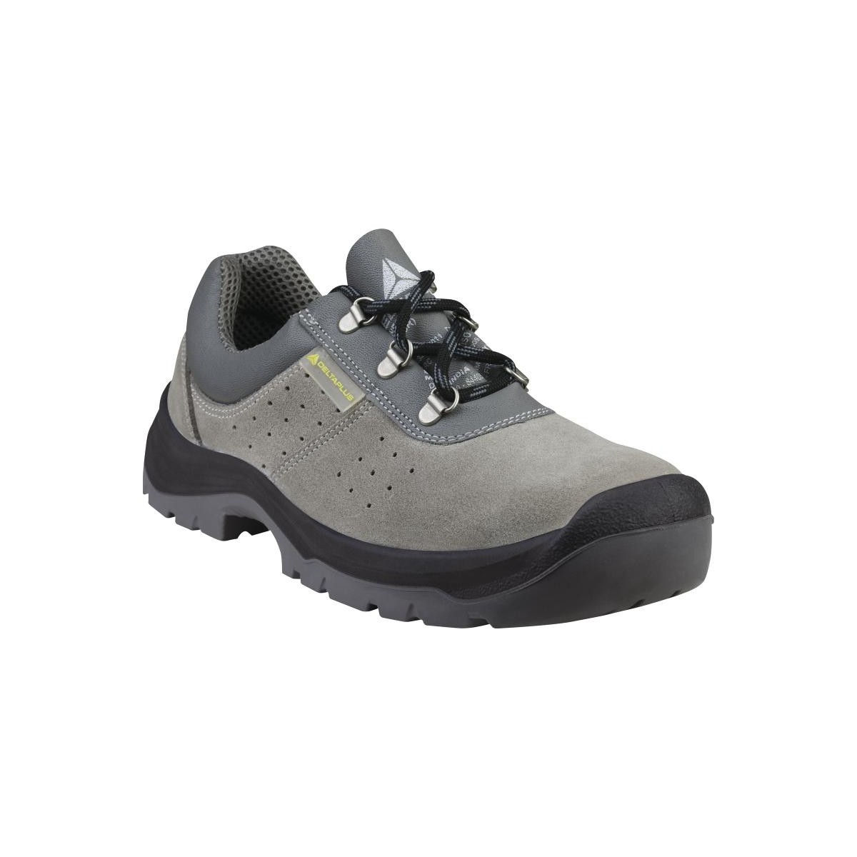 Chaussures basses cuir croute velours