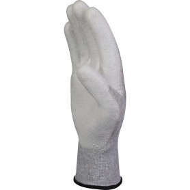 Gant antistatique tricot polyester/carbone paume enduite PU ESD (2)