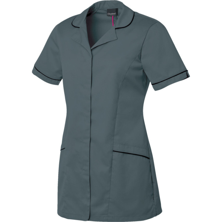 Tunique de travail, Manches Courtes, Col tailleur