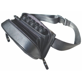 Sacoche de Service en Cuir + Monnayeur 5 Pièces Fermeture à Glissière (2)