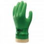 Gants PVC trempé support coton poignet tricot contact alimentaire