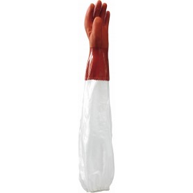 Gants showa extra long, 65 centimètres, en  pvc multi-usage.