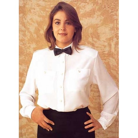 Chemisier dame avec epaulettes