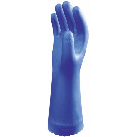 Gants showa résistants aux hydrocarbures.