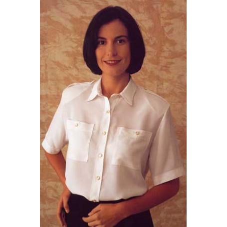 Chemisette dame avec épaulettes