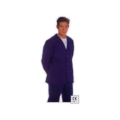 Veste homme: 67%polyester/33%coton.