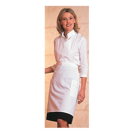 Bavette seville avec broderie anglaise.
