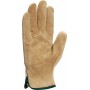 Gants cuir fleur hydrofuge retournée doublé kevlar 2 fils