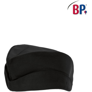 Calot de cuisine polyester coton noir BP réglable