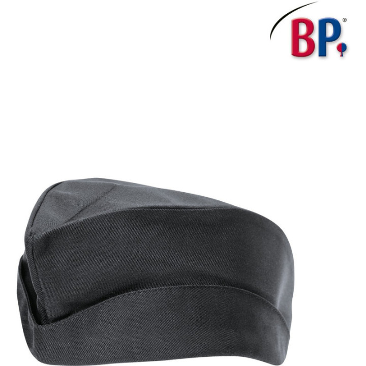 Calot de cuisine polyester coton noir BP réglable