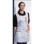 Chasuble brodee coquelicots ou jonquilles,popeline 67/33
