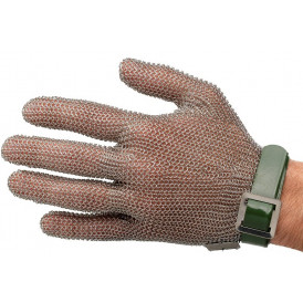 Gant à huîtres anti-couteau en cotte de mailles métal inox (2)