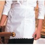 Tablier serveuse monaco broderie ecaille poly-coton 67/33