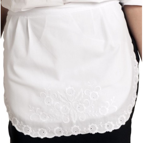 Tablier de serveuse deux poches cachées