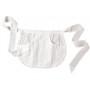 Tablier serveuse arrondi mini broderie anglaise