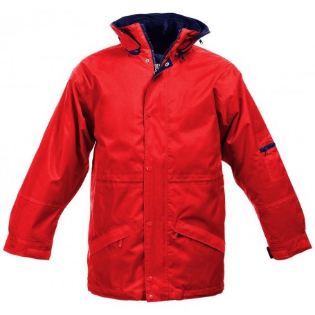 Parka nylon oxford enduit PVC 3 en 1 avec doublure amovible